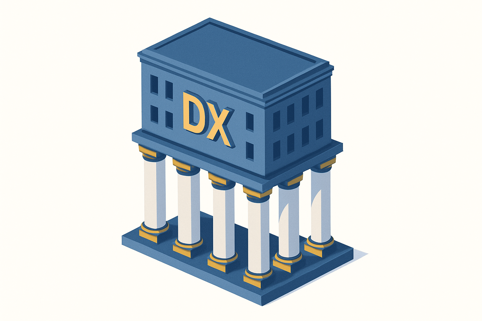 DX推進を支える5つの重要要素の概念図